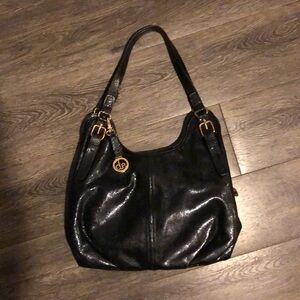 Audrey Brookes leather sparkle purse